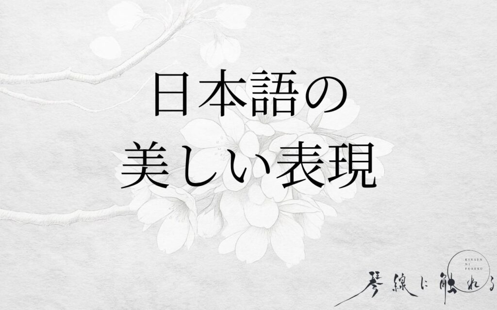 日本語の美しい表現一覧｜なぜ日本語は美しいのか？